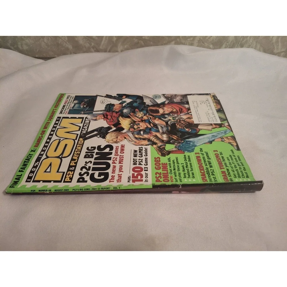 PlayStation Magazine Aug 2001 Issue 48 Vintage Game Magazine Resident Evil CV